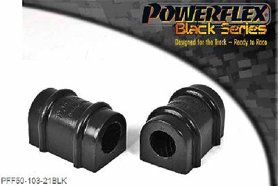 PFF50-103-21BLK, Citroen Saxo (inc VTS) Anti Roll Bar Bush 21mm, This part replaces OEM Part number 5094.57 NOT SUITABLE FOR GTI/RALLYE MODELS 21mm, 2 stuk(s) benodigd  per auto, 2 stuk(s) in verpakking, prijs per set van 2 stuk(s)