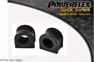 PFF50-104-19BLK, Citroen Saxo (inc VTS) Anti Roll Bar Outer Bush 19mm, This part replaces OEM Part number 5094.59.  Fits Peugeot 106 and Citroen Saxo up to and including 1.5L models. 19mm, 2 stuk(s) benodigd  per auto, 2 stuk(s) in verpakking, prijs per set van 2 stuk(s)