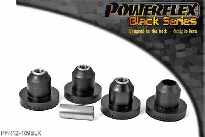 PFR12-109BLK, Citroen Saxo (inc VTS) Rear Beam Mount, This bush uses a M12 bolt. Check bolt size. For the earlier cars, which use M10 bolt use bush PFR12-108., 4 stuk(s) benodigd  per auto, 4 stuk(s) in verpakking, prijs per set van 4 stuk(s)
