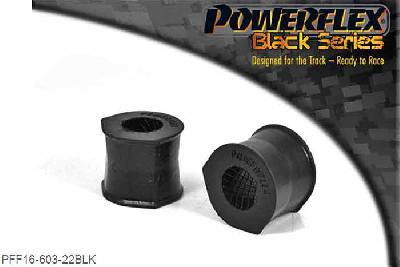 PFF16-603-22BLK, Fiat Punto MK2 (1999 - 2005) Front Anti Roll Bar To Chassis Bush 22mm,  22mm, 2 stuk(s) benodigd  per auto, 2 stuk(s) in verpakking, prijs per set van 2 stuk(s)
