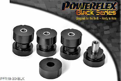 PFR19-304BLK, Ford Fiesta Mk1 and 2 All Types (1976-1989) Rear Tie Bar Bushes, This bush does not fit the MK2 XR2 fiesta., 4 stuk(s) benodigd  per auto, 4 stuk(s) in verpakking, prijs per set van 4 stuk(s)