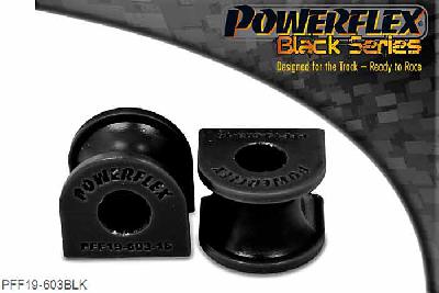 PFF19-603BLK, Ford Fiesta Mk3 (1989-1996) inc RS Turbo, XR2i and RS1800 16V Front Anti Roll Bar Mounting Bush 16mm,  16mm, 2 stuk(s) benodigd  per auto, 2 stuk(s) in verpakking, prijs per set van 2 stuk(s)