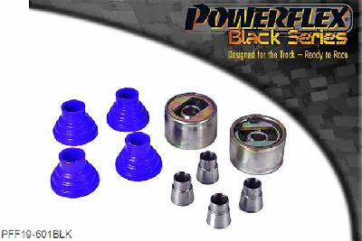 PFF19-601BLK, Ford Fiesta Mk3 (1989-1996) inc RS Turbo, XR2i and RS1800 16V Front Wishbone Front Bush 46mm, Ford have changed the diameter of the bushes used in the front wishbones several times. Please measure the original bushes to select the correct bushes. PFF19-601 is 46mm diameter. PFF19-602 is 54mm diameter. PFF19-901 is 47mm diameter. Please note front wishbone bushes will not fit the Mondeo ST24 or ST200 models. 46mm, 2 stuk(s) benodigd  per auto, 2 stuk(s) in verpakking, prijs per set van 2 stuk(s)