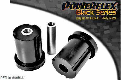 PFR19-606BLK, Ford Fiesta Mk3 (1989-1996) inc RS Turbo, XR2i and RS1800 16V Rear Beam Mounting Bush, This Bush Fits MK5 & 6 Escorts. For MK7 models use PFR19-607 which is a larger bush. Please measure the rear beam bush on the KA to identify which bush you need to order, this bush has a diameter of 48.5mm, PFR19-707 has a diameter of 63mm., 2 stuk(s) benodigd  per auto, 2 stuk(s) in verpakking, prijs per set van 2 stuk(s)