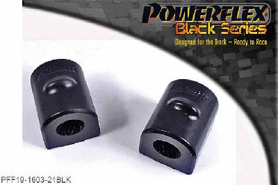PFF19-1603-21BLK, Ford Focus Mk3 ST Front Anti Roll Bar To Chassis Bush 21mm, Please check bar diameter before ordering. Replaces Ford part numbers 1478582, 1683481, 1686183, 1715440, , 1718026, 1872133. Land Rover part number LR030743 21mm, 2 stuk(s) benodigd  per auto, 2 stuk(s) in verpakking, prijs per set van 2 stuk(s)