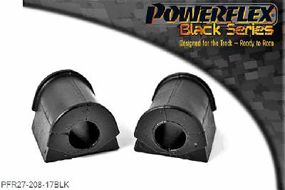 PFR27-208-17BLK, Jaguar XK8, XKR - X100 (1996-2006) Rear Anti Roll Bar Mounting Bush 17mm,  17mm, 2 stuk(s) benodigd  per auto, 2 stuk(s) in verpakking, prijs per set van 2 stuk(s)