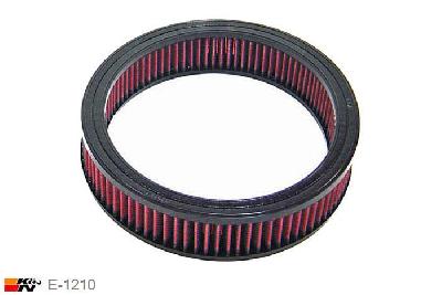 E-1210 K&N Luchtfilter Buitendiameter 279 mm , Binnendiameter 235 mm , Hoogte 59 mm, VW Scirocco 1.3, 60PK, 1983-12/83