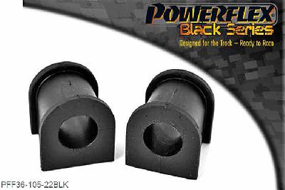 PFF36-105-22BLK, Mazda MX5 NA (1989-1998) Front Anti Roll Bar Mounting Bush 22mm,  22mm, 2 stuk(s) benodigd  per auto, 2 stuk(s) in verpakking, prijs per set van 2 stuk(s)