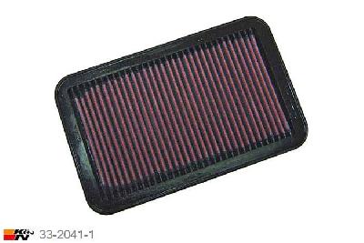 33-2041-1 K&N Luchtfilter Lengte 251 mm, Breedte 157 mm, VW Scirocco 1.8 kat 8V, 1989-4/1992