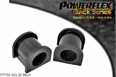 PFF36-402-26.5BLK, Mazda RX-8 Front Anti Roll Bar Bush 26.5mm, Check Anti Roll Bar diameters before ordering. 26.5mm, 2 stuk(s) benodigd  per auto, 2 stuk(s) in verpakking, prijs per set van 2 stuk(s)