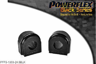 PFF5-1303-24.5BLK, Mini Mini Generation 3 (F56) (2014 on) Front Anti Roll Bar Bush 24.5mm, This bush fits BMW anti roll bar part number 31306859880 and fits into bracket part number 33506861149. 24.5mm, 2 stuk(s) benodigd  per auto, 2 stuk(s) in verpakking, prijs per set van 2 stuk(s)