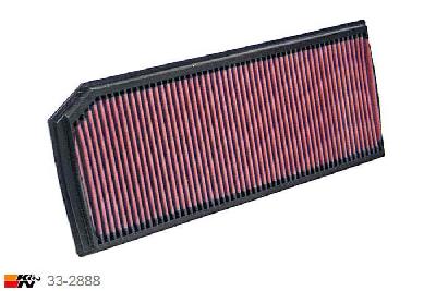 33-2888 K&N Luchtfilter, VW Scirocco 2.0 GTi, 265/270/280PK, 2009-2015