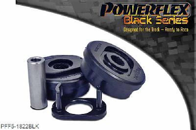 PFF5-1822BLK, Mini Mini Countryman R60 2WD (2010-2015) Lower Engine Mount Large Bush, This part replaces the original rubber bush in bracket OE number: 22119806994 and fits 2WD vehicles only. The bush comes with an insert giving the option to stiffen the mount up by fitting the insert into the voids enabling you to change the bush to suit your driving style. For an insert that fits into the original bush, please use PFF5-1823., 1 stuk(s) benodigd  per auto, 1 stuk(s) in verpakking, prijs per set van 1 stuk(s)