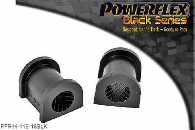 PFR44-119-18BLK, Mitsubishi Lancer Evolution 4-5-6 RS/GSR Rear Anti Roll Bar Mounting 18mm, Fits EVO 6 RS 18mm, 2 stuk(s) benodigd  per auto, 2 stuk(s) in verpakking, prijs per set van 2 stuk(s)