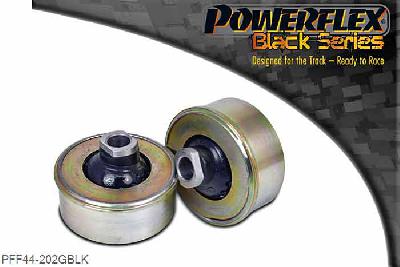 PFF44-202GBLK, Mitsubishi Lancer Evolution 7-8-9 (inc 260) Front Wishbone Rear Bush Anti-Lift & Caster Adjustable, This part replaces OE part number: MR519675 and provides +/- 0.33 degrees of on-car caster adjustment combined with an additional 6mm anti-lift offset., 2 stuk(s) benodigd  per auto, 2 stuk(s) in verpakking, prijs per set van 2 stuk(s)