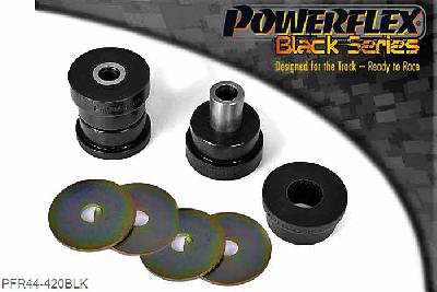 PFR44-420BLK, Mitsubishi Lancer Evolution 4-5-6 RS/GSR Rear Diff Front Mounting Bush, RS Models Only, Fits RS models and non AYC vehicles only, replaces OE part number RA369384. For vehicles fitted with AYC use PFR44-120., 2 stuk(s) benodigd  per auto, 2 stuk(s) in verpakking, prijs per set van 2 stuk(s)