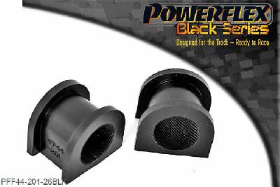 PFF44-201-26BLK, Mitsubishi Lancer Evolution 7-8-9 (inc 260) Front Anti Roll Bar Bush 26mm,  26mm, 2 stuk(s) benodigd  per auto, 2 stuk(s) in verpakking, prijs per set van 2 stuk(s)