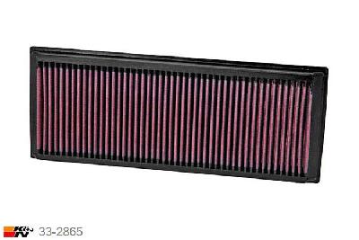 33-2865 K&N Luchtfilter Lengte 341 mm, Breedte 135 mm, VW Touran 2.0 TDI, 110/136/140/170PK, 2003-2015