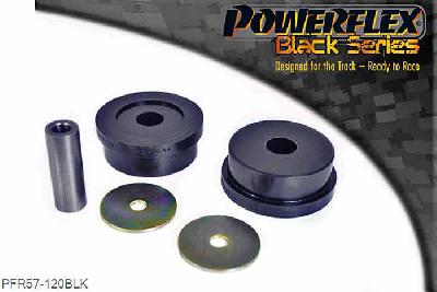 PFR57-120BLK, Porsche 993 (1994 - 1998) Gearbox Front Mounting Bush, This bush replaces the original part number 96437505502 and fits the following vehicles:  964 C2 1990-1994 Manual - Transmission type G50.03/G50.04/G50.05) 964 Turbo 1991-1992 Manual - Transmission type G50.52)  964 C2 1992-1994 Tiptronic - Transmission type A50.02/A50.03 993 C2 1994-1998 Manual - Transmission type G50.20/G51.21 993 C2 1994-1998 Tiptronic - Transmission type A50.04/A50.05, 1 stuk(s) benodigd  per auto, 1 stuk(s) in verpakking, prijs per set van 1 stuk(s)