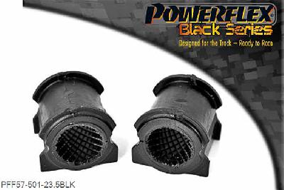 PFF57-501-23.5BLK, Porsche 996 (1997-2005) Front Anti Roll Bar Bush 23.5mm,  23.5mm, 2 stuk(s) benodigd  per auto, 2 stuk(s) in verpakking, prijs per set van 2 stuk(s)