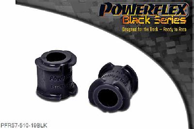 PFR57-510-19BLK, Porsche 996 (1997-2005) Rear Anti Roll Bar Bush 19mm,  19mm, 2 stuk(s) benodigd  per auto, 2 stuk(s) in verpakking, prijs per set van 2 stuk(s)