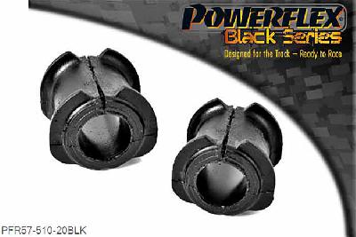 PFR57-510-20BLK, Porsche 996 (1997-2005) Rear Anti Roll Bar Bush 20mm,  20mm, 2 stuk(s) benodigd  per auto, 2 stuk(s) in verpakking, prijs per set van 2 stuk(s)