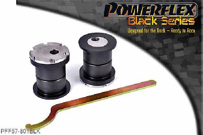 PFF57-801BLK, Porsche 997 inc. Turbo Front Track Control Arm Inner Bush, Camber Adjustable, PFF57-801 allows the front camber angle to be adjusted on-car. For non-adjustable use PFF57-503., 2 stuk(s) benodigd  per auto, 2 stuk(s) in verpakking, prijs per set van 2 stuk(s)