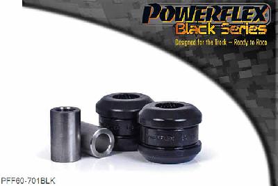 PFF60-701BLK, Renault Megane III RS (2008 - ) Front Arm Front Bush, This part replaces OE number: 545600005R and fits RS models only with a cast aluminium arm. For a camber adjustable version of this bush, please use PFF60-701G., 2 stuk(s) benodigd  per auto, 2 stuk(s) in verpakking, prijs per set van 2 stuk(s)