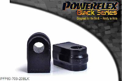 PFF60-703-20BLK, Renault Scenic III (2009 -) Front Anti Roll Bar Bush - 20mm, This part replaces OE number: 546120005R. Please check anti roll bar diameter before ordering. 20mm, 2 stuk(s) benodigd  per auto, 2 stuk(s) in verpakking, prijs per set van 2 stuk(s)