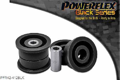 PFR42-412BLK, Rover 75 V8 Rear Trailing Arm Front Bush, This part replaces the original bush in trailing arm assembly OE number: RGD000463., 2 stuk(s) benodigd  per auto, 2 stuk(s) in verpakking, prijs per set van 2 stuk(s)