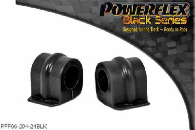 PFF66-204-24BLK, Saab 9-3 (1998-2002) Front Anti Roll Bar Mounting 24mm,  24mm, 2 stuk(s) benodigd  per auto, 2 stuk(s) in verpakking, prijs per set van 2 stuk(s)