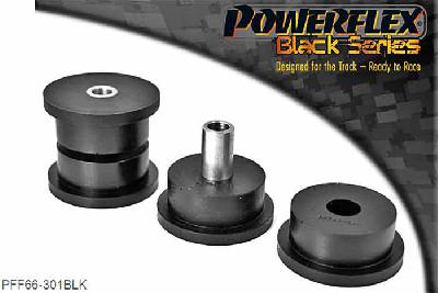 PFF66-301BLK, Saab 9-3 (1998-2002) Front Track Control Arm Outer Bush, For Saab 900 PFF66-301 only fits models produced between 1995 to 1998 and measures 58mm diameter. It does not fit 1994 models. - For models produced in 1994, use PFF66-306 which is a smaller bush measuring 45mm diameter., 2 stuk(s) benodigd  per auto, 2 stuk(s) in verpakking, prijs per set van 2 stuk(s)