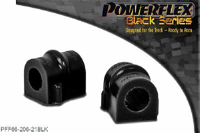 PFF66-206-21BLK, Saab 9-5 (1998-2010) YS3E Front Anti Roll Bar Mounting Bush 21mm,  21mm, 2 stuk(s) benodigd  per auto, 2 stuk(s) in verpakking, prijs per set van 2 stuk(s)