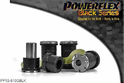 PFR3-510GBLK, Seat Leon & Cupra Mk1 Typ 1M 4WD (1999-2005) Rear Arm Inner Bush Camber Adjustable, These bushes offer on-car adjustment of the rear camber angles of up to 2 degrees. This part replaces OE numbers: 1J0505323L and 1J0505323N. For a non-adjustable version of this bush please use PFR3-510., 4 stuk(s) benodigd  per auto, 4 stuk(s) in verpakking, prijs per set van 4 stuk(s)