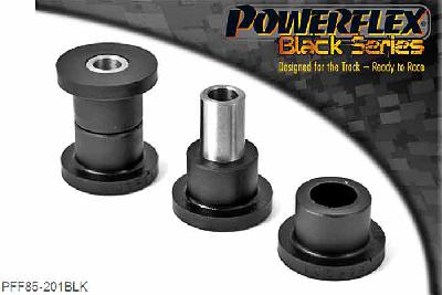 PFF85-201BLK, Skoda Fabia (2000-2007) Front Wishbone Front Bush, This bush replaces OE number 357407182. If fitting on Audi TT MK1, S3 and A3 MK1 and Seat Leon & Cupra MK1 it fits earlier models with a 30mm diameter. It fits both the pressed and cast arms on the Leon & Cupra MK1 and A3 MK1 2WD. Please check original bush size. Later cars may use a larger 45mm bush PFF3-501., 2 stuk(s) benodigd  per auto, 2 stuk(s) in verpakking, prijs per set van 2 stuk(s)