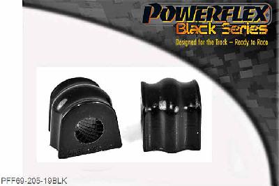 PFF69-205-19BLK, Subaru Impreza Turbo, WRX and Sti (GD,GG 00 to 07) Front Anti Roll Bar Bush,  19mm, 2 stuk(s) benodigd  per auto, 2 stuk(s) in verpakking, prijs per set van 2 stuk(s)