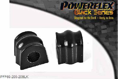 PFF69-205-20BLK, Subaru Impreza Turbo, WRX and Sti (GD,GG 00 to 07) Front Anti Roll Bar Bush,  20mm, 2 stuk(s) benodigd  per auto, 2 stuk(s) in verpakking, prijs per set van 2 stuk(s)
