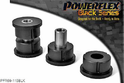 PFR69-115BLK, Subaru Impreza Turbo, WRX and Sti (GC,GF 93 - 00) Rear Tie Bar To Hub Rear Bush, , 2 stuk(s) benodigd  per auto, 2 stuk(s) in verpakking, prijs per set van 2 stuk(s)