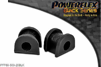 PFF69-503-20BLK, Subaru Legacy BL and BP (2003-2009) Front Anti Roll Bar Bush 20mm, Please measure the diameter of the anti roll bar and order the correct size. 20mm, 2 stuk(s) benodigd  per auto, 2 stuk(s) in verpakking, prijs per set van 2 stuk(s)
