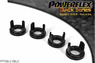 PFR88-219BLK, Volvo 240 (1975 - 1993) Rear Trailing Arm To Axle Bush Insert, PFR88-211 is a complete bush that fits into the original outer shell, PFR88-219 insert fits into the voids of the original bush., 2 stuk(s) benodigd  per auto, 2 stuk(s) in verpakking, prijs per set van 2 stuk(s)