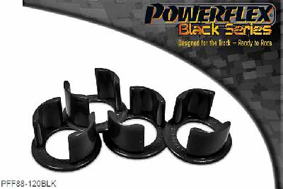 PFF88-120BLK, Volvo C70 (1996 - 2005) Front Sub Frame Mount Insert, This part fits into and fills the voids in the original bush, OE numbers 3507923, 3507924 and 8678497.  Part does not fit C70 convertible which has solid metal mounting bushes., 4 stuk(s) benodigd  per auto, 4 stuk(s) in verpakking, prijs per set van 4 stuk(s)