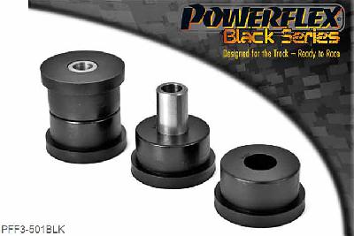 PFF3-501BLK, VW Golf MK4 (1997 - 2004) R32/4motion Front Wishbone Front Bush, Cast Arm, 45mm OD, PFF3-501 is for later vehicles with the cast wishbone and larger front bush.  This is the equivalent to the OE part number 8N0407182A   This Cast arm is marked 8N0407165/166. For steel arms using a 30mm bush, please use part no. PFF85-201 45mm, 2 stuk(s) benodigd  per auto, 2 stuk(s) in verpakking, prijs per set van 2 stuk(s)