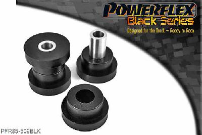 PFR85-509BLK, VW Golf MK5  (2003 - 2009) Rear Lower Spring Mount Outer, This bush is suitable for Road and Black Series applications. It is the same part as the Road Series but with Black Series packaging. Fits into 1K0505311AB wishbone., 2 stuk(s) benodigd  per auto, 2 stuk(s) in verpakking, prijs per set van 2 stuk(s)