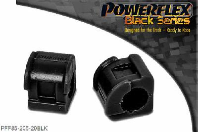 PFF85-205-20BLK, VW Jetta MK2 (1985-1992) Front Anti Roll Bar Bush 20mm,  20mm, 2 stuk(s) benodigd  per auto, 2 stuk(s) in verpakking, prijs per set van 2 stuk(s)