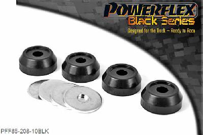 PFF85-208-10BLK, VW Jetta MK2 (1985-1992) Front Eye Bolt Mounting Bush 10mm, Bushes fit eye bolt mounting either side of where it passes through the wishbone. PFF85-208-10 is suitable for links with a 10mm diameter shaft which uses an M8 nut to hold the bushes in position. A lot of the pattern replacement links are now coming with the 10mm shaft. For 12mm shafts use PFF85-208. Does not fit Corrado & Vento VR6 models - OE Nr 6N0411329 10mm, 2 stuk(s) benodigd  per auto, 2 stuk(s) in verpakking, prijs per set van 2 stuk(s)