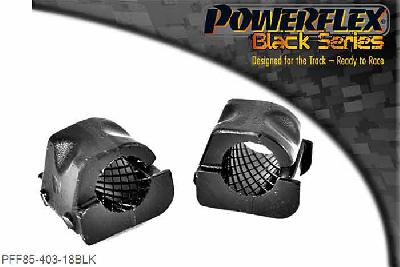 PFF85-403-18BLK, VW Polo 6N (1995 - 2002) Front Anti Roll Bar Bush 18mm, Does not fit Lupo 1996-2006 1.2 3L TDi and 1.4 FSi models with chassis codes ANY, AYZ & ARR models. Measure bar where the bush sits as the diameter varies along the length of the anti roll bar. 18mm, 2 stuk(s) benodigd  per auto, 2 stuk(s) in verpakking, prijs per set van 2 stuk(s)