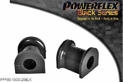 PFF85-1303-25BLK, VW T5 Transporter (2003 -) Front Anti Roll Bar Bush 25mm,  25mm, 2 stuk(s) benodigd  per auto, 2 stuk(s) in verpakking, prijs per set van 2 stuk(s)