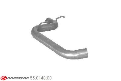 55.0148.00, Audi TT (typ 8J) 2006-2014 Roadster 2.0TFSI (155kW) 2010-2014, Stainless steel centre pipeCut of the original centre silencer. For the installation on the original rear silencer is necessary to order a coupling, which is indicated in the catalogue. outer input diameter 60mm pipe outer diameter 60mm outer outlet diameter 65mm