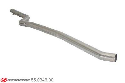 55.0346.00, BMW 3series F30-F31-F35 F30(Sedan) 328i - iX (N20 180kW) 02/2012-, Stainless steel centre pipe group NCut of the original centre silencer towards the rear silencer. The installation on the original rear silencer requires a modification of the original coupling. inner input diameter 62mm pipe outer diameter 76mm outer outlet diameter 75mm