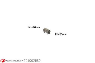 601002680, BMW 3series F30-F31-F35 F31(Touring) 318D - xD (105kW) 11/2012-, Connecting sleeve for the installation of 55.0144.00 / 54.0076.00 / 57.0096.00 on the original rear muffler
